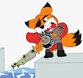LBP Fox Swordsman (OG Fursona) by yoshiwoshipower99