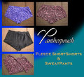 PantherPouch Fleece ShortShorts and SweatPants
