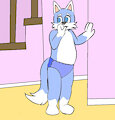 Marvin the blue fox. by 00aa