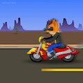 (Animation) Crash Bandicoot in motorcycle v1.1
