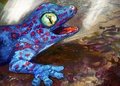 Tokay Gecko digital painting study by ButtercupSaiyan