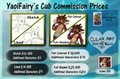 Yaoifairy's Cub Commission Prices