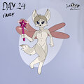 Inktober Day 23 - Fairy by PawPrincessArt