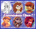 REMINDER - COMMISSIONS OPEN by SciFiCat