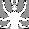 Six-Armed Demon Bunny