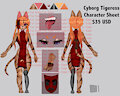 Cyborg Tigeress by greatbritainbill
