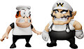 Wario and Peppino