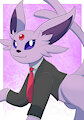 Espeon in a Suit