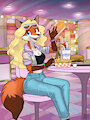 Stacy at the Food Court by StacyKotlowski