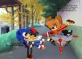 Shadow is babysitting Sonic by Shadarialover
