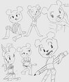teri sketches by JumpAroundJumpJump