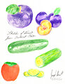 Sketches of Fruits 11-30-22