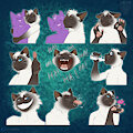 Telegram stickers for Dusta