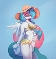 Princess on vacation by DraftHoof