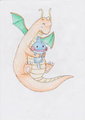 Dragonite+Mudkip -> hug
