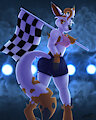 Racing Girl- Clothed by ThatBlackFox