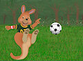 Kangaroo Soccer Star by moyomongoose