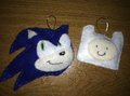 Sonic and Finn :keychains:
