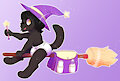 Diaper Kitty Witch -By @MatchaMommi-