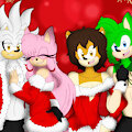 TSS: A Sexy Christmas Greeting From The Hedgehogs by Silverfantastic17