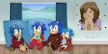 Sonic X Redraw - Babysitting the Sonics!