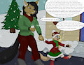 Winter holiday sky trip (with text) by Hadesember