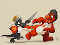 Knight vs Dragon
