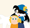 Me and klonoa taking a fun pic