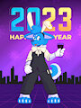 Happy New Year 2023 by ZeebWolfy