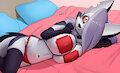 Loona on a Bed~ by creatiffy