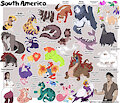 CRITTER CREATIONS- South American critters