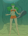 Skunkgirl in Waterland by darkbunny666