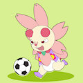 Soccer Bunny -By Mouffetter-