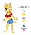 Justina the Jinjo Reference Sheet