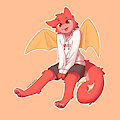 MSI fluffy dragon by Shinlalala