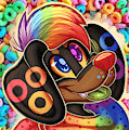 Froot Loops Doxie Icon