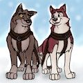 Balto and Kodi by Jarfox