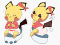 Pichu Potty Mishap -By @kaitzunema-