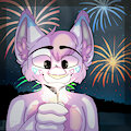 fireworks ych- toast