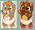 Bonbon N Buttons the Waddle Bears