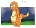 Molly the Charmander by AetherOuranos