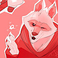 Lobo wishes you a happy valentine's ~