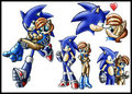 Sonic X Metal Sally doodles