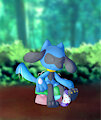 [CM] Riolu on potty by LuceBontemps