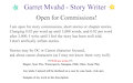The Writing Dragon: Open for comms by GarretMvahd