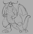 GodzillaDragoniteSk by Tyrnn