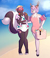 Beach Day! [Commission 1/2]