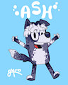 Ash Bluey! by gyrodoodle