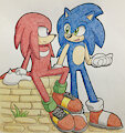 Sonic & Knuckles by LaliLop
