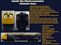 Dermit The Diesel Locomotive - Character Sheet